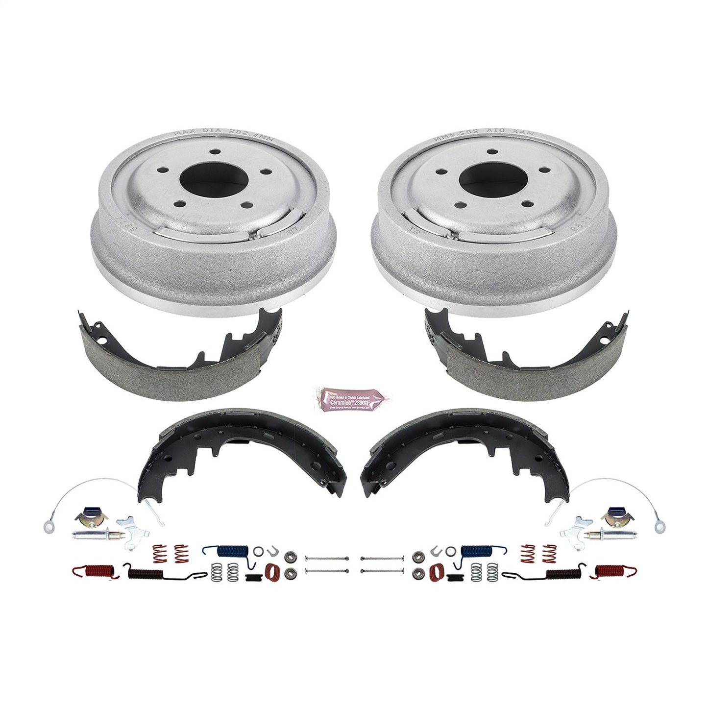 PowerStop 90-96 Ford E-150 Rear Autospecialty Drum Kit (KOE15312DK)