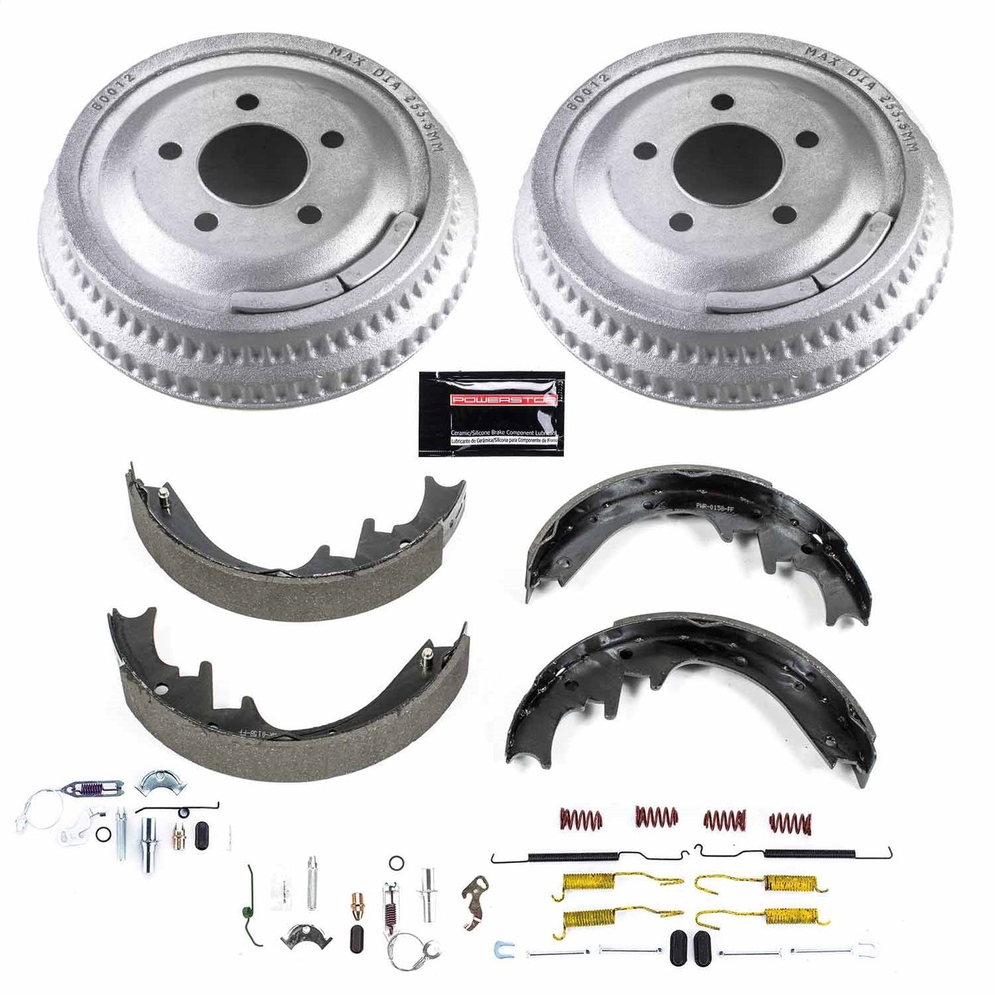 PowerStop 92-01 Jeep Cherokee Rear Autospecialty Drum Kit (KOE15327DK)