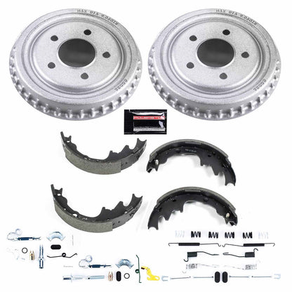PowerStop 98-09 Ford Ranger 4WD (w/9in Drum) Rear Autospecialty Drum Kit (KOE15335DK)