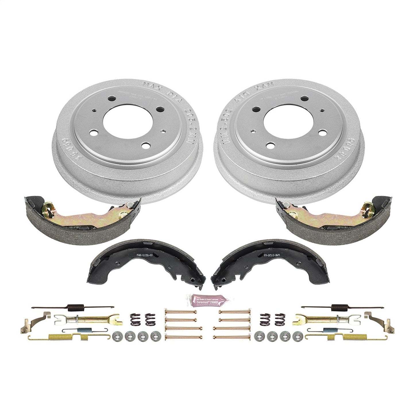 PowerStop 97-00 Hyundai Elantra Rear Autospecialty Drum Kit (KOE15337DK)