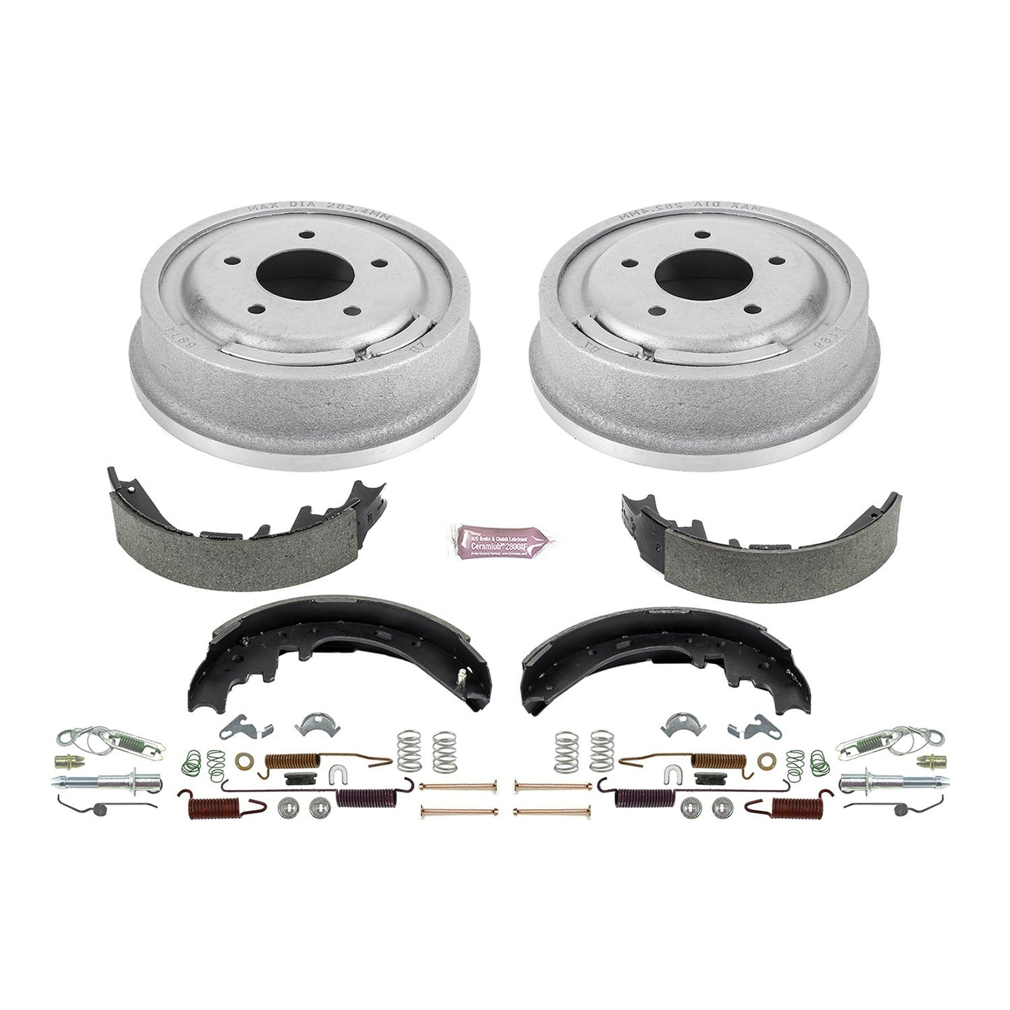 PowerStop 97-99 Ford E-150 Rear Autospecialty Drum Kit (KOE15347DK)