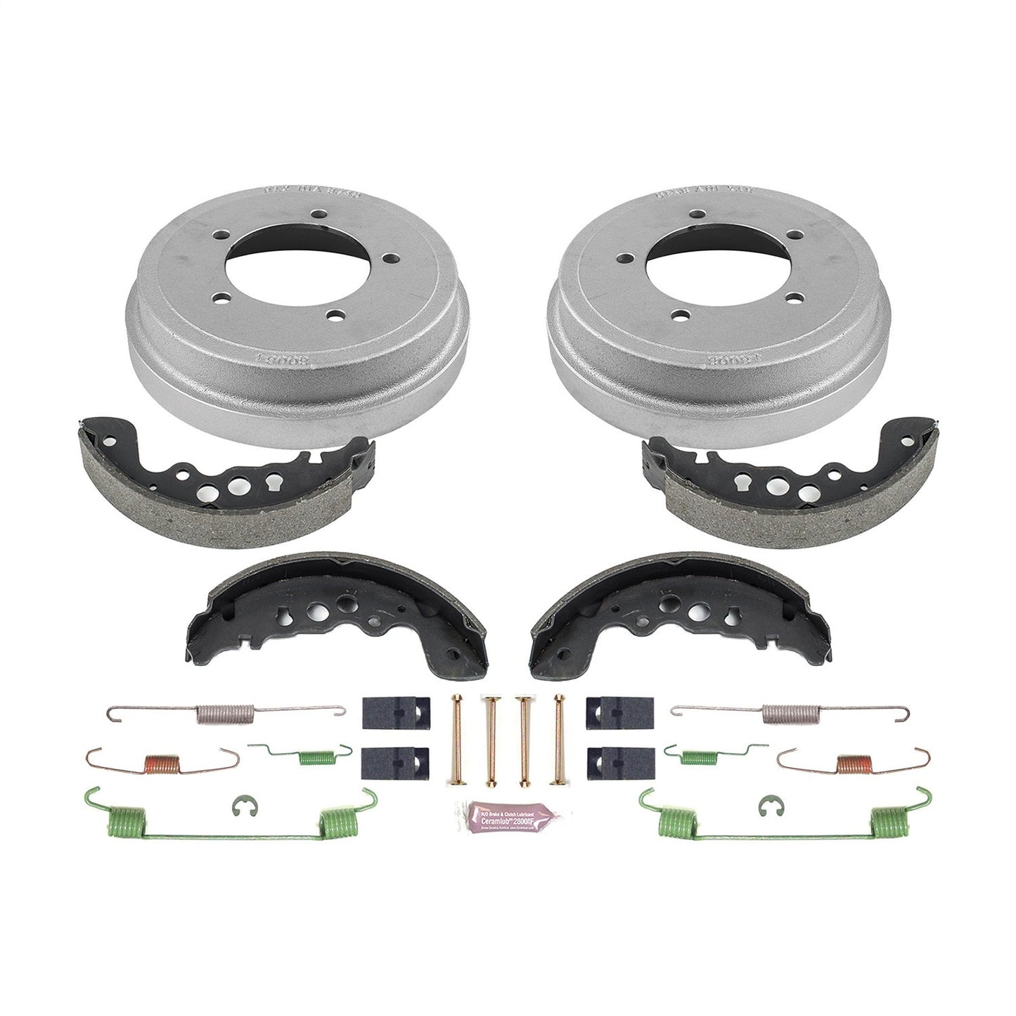 PowerStop 00-05 Suzuki Grand Vitara Rear Autospecialty Drum Kit (KOE15356DK)