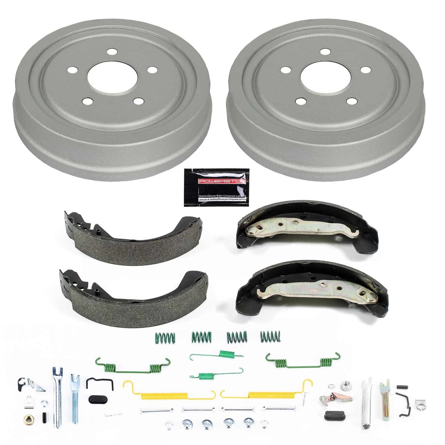 PowerStop 00-04 Saturn L-Series Rear Autospecialty Drum Kit (KOE15364DK)