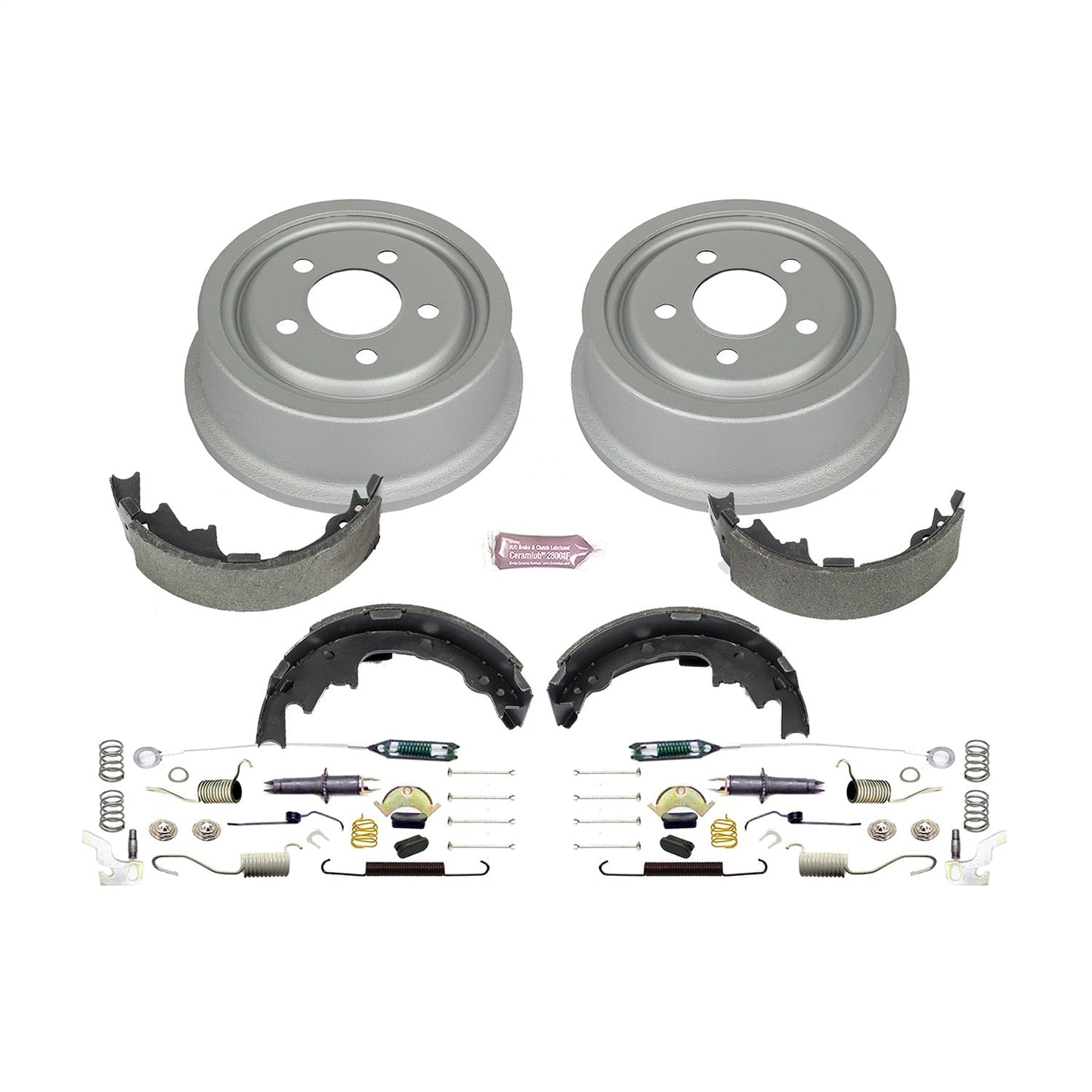 PowerStop 01-06 Jeep Wrangler Rear Autospecialty Drum Kit (KOE15374DK)