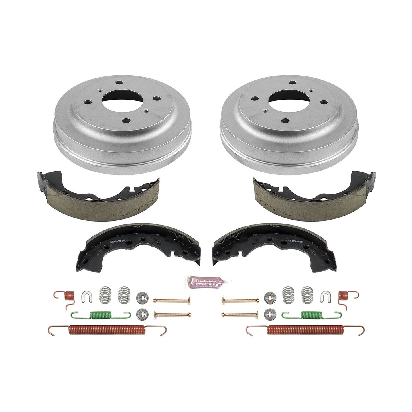 PowerStop 02-06 Nissan Sentra Rear Autospecialty Drum Kit (KOE15376DK)