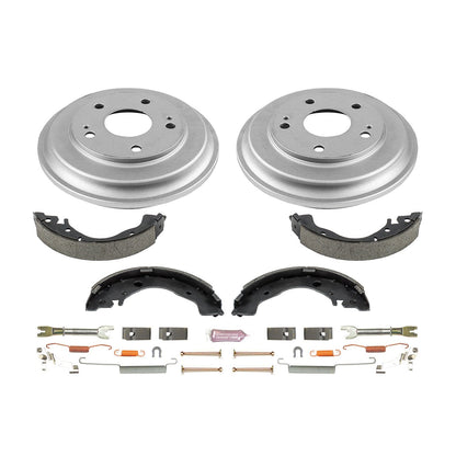 PowerStop 12-15 Honda Civic Coupe Rear Autospecialty Drum Kit (KOE15398DK)