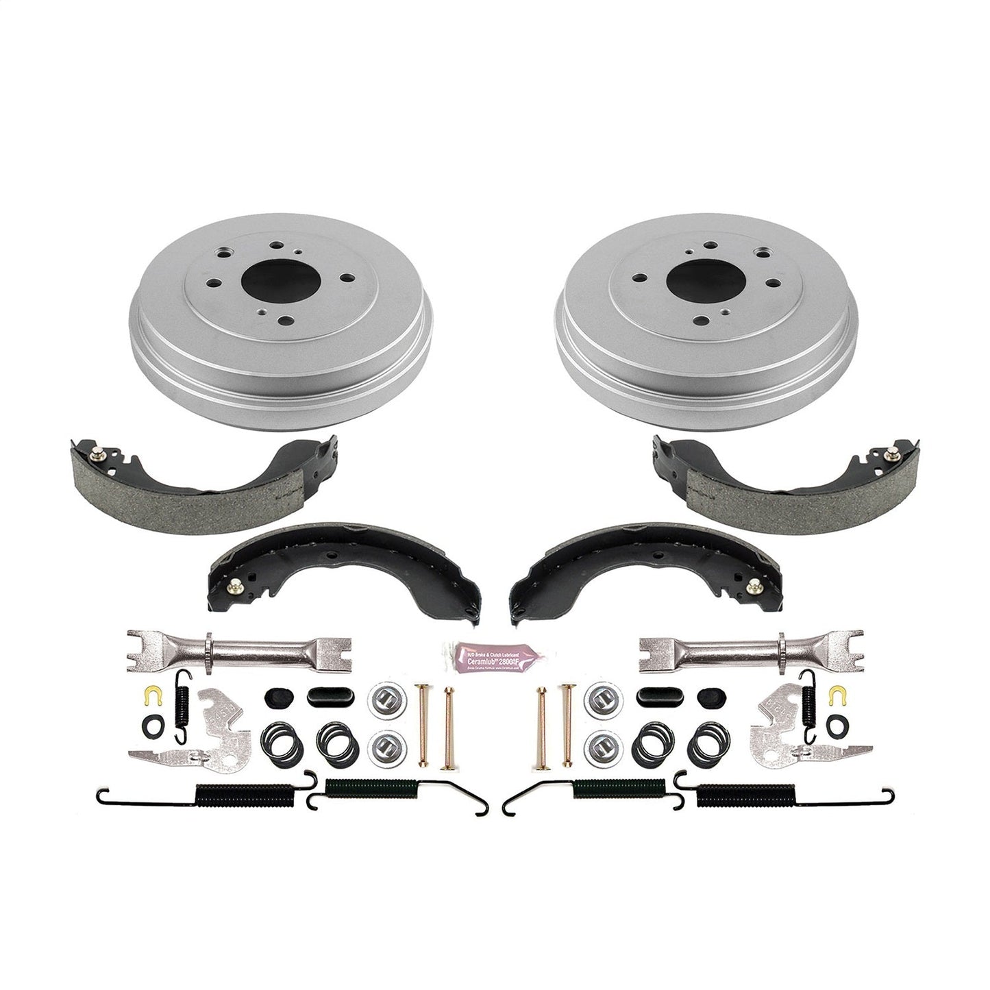 PowerStop 10-14 Nissan Cube Rear Autospecialty Drum Kit (KOE15404DK)