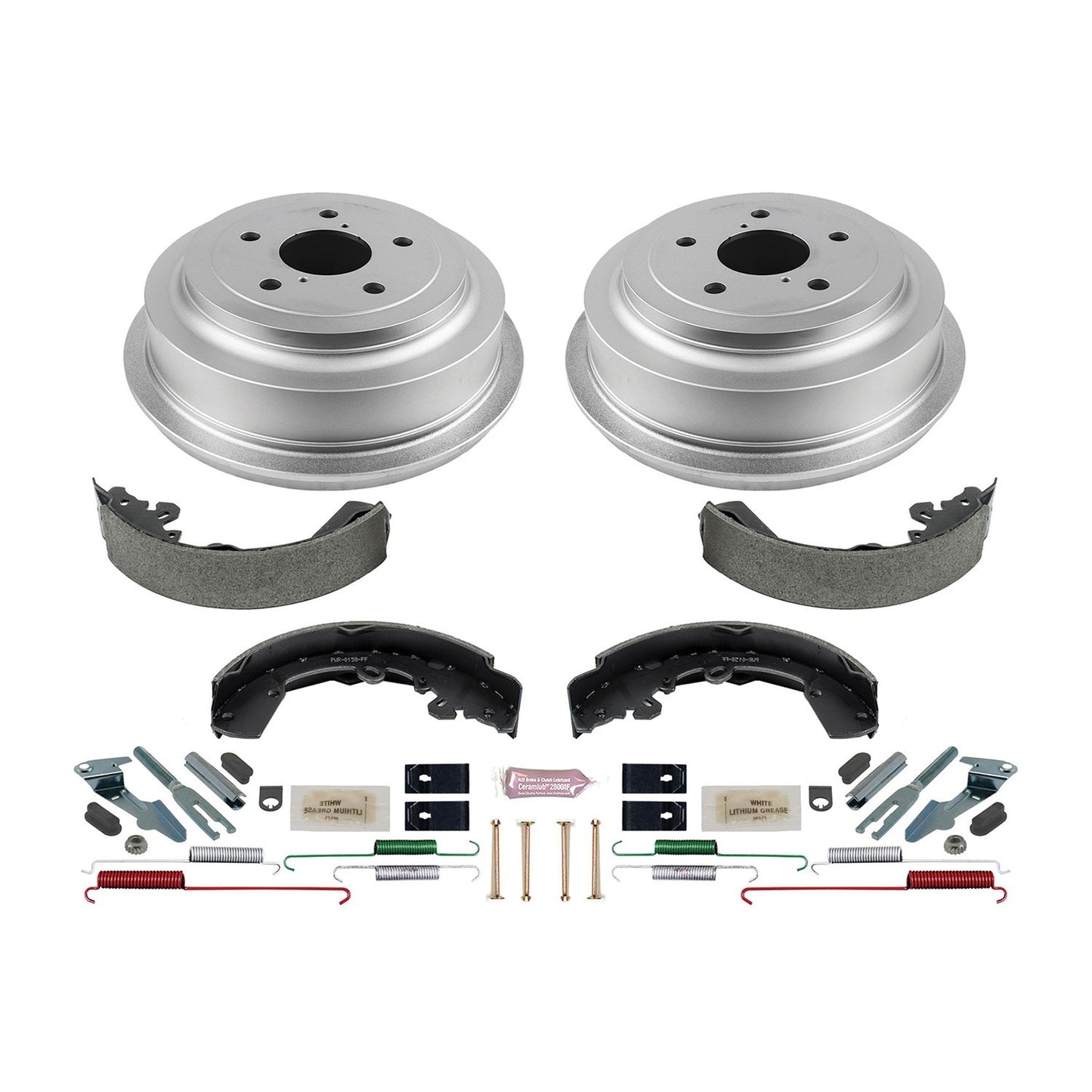 PowerStop 05-10 Dodge Dakota Rear Autospecialty Drum Kit (KOE15405DK)