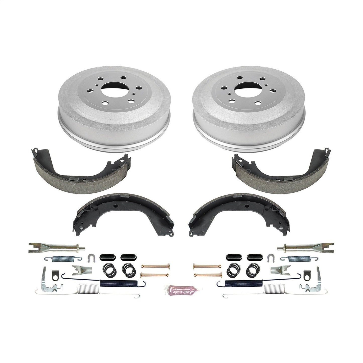 PowerStop 09-13 Chevrolet Silverado 1500 2WD Rear Autospecialty Drum Kit (KOE15411DK)