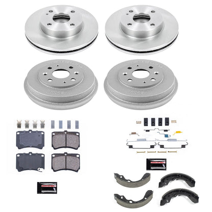 PowerStop 93-96 Ford Escort Front & Rear Autospecialty Brake Kit (KOE15442DK)