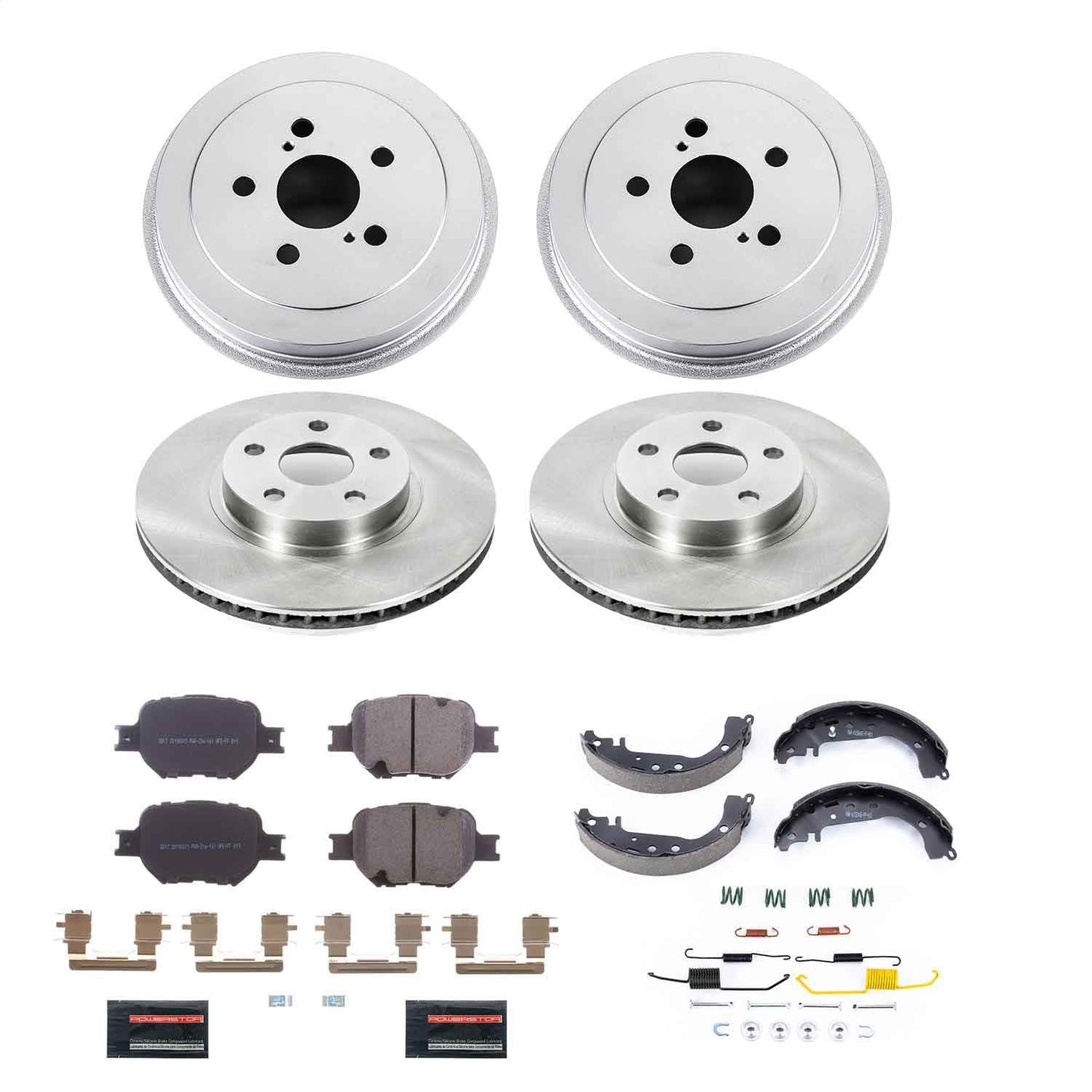 PowerStop 01-05 Toyota Celica Front & Rear Autospecialty Drum Kit (KOE15464DK)