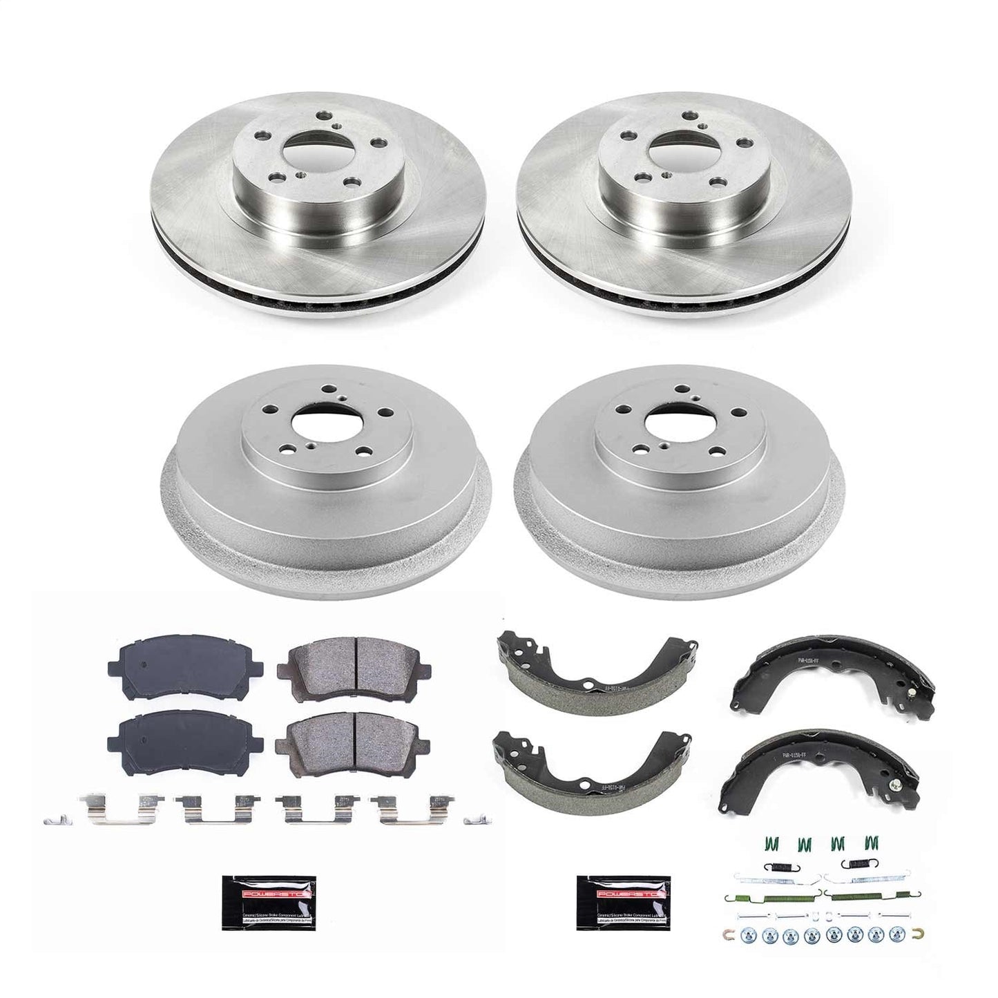 PowerStop 98-02 Subaru Forester Front & Rear Autospecialty Brake Kit (KOE15468DK)