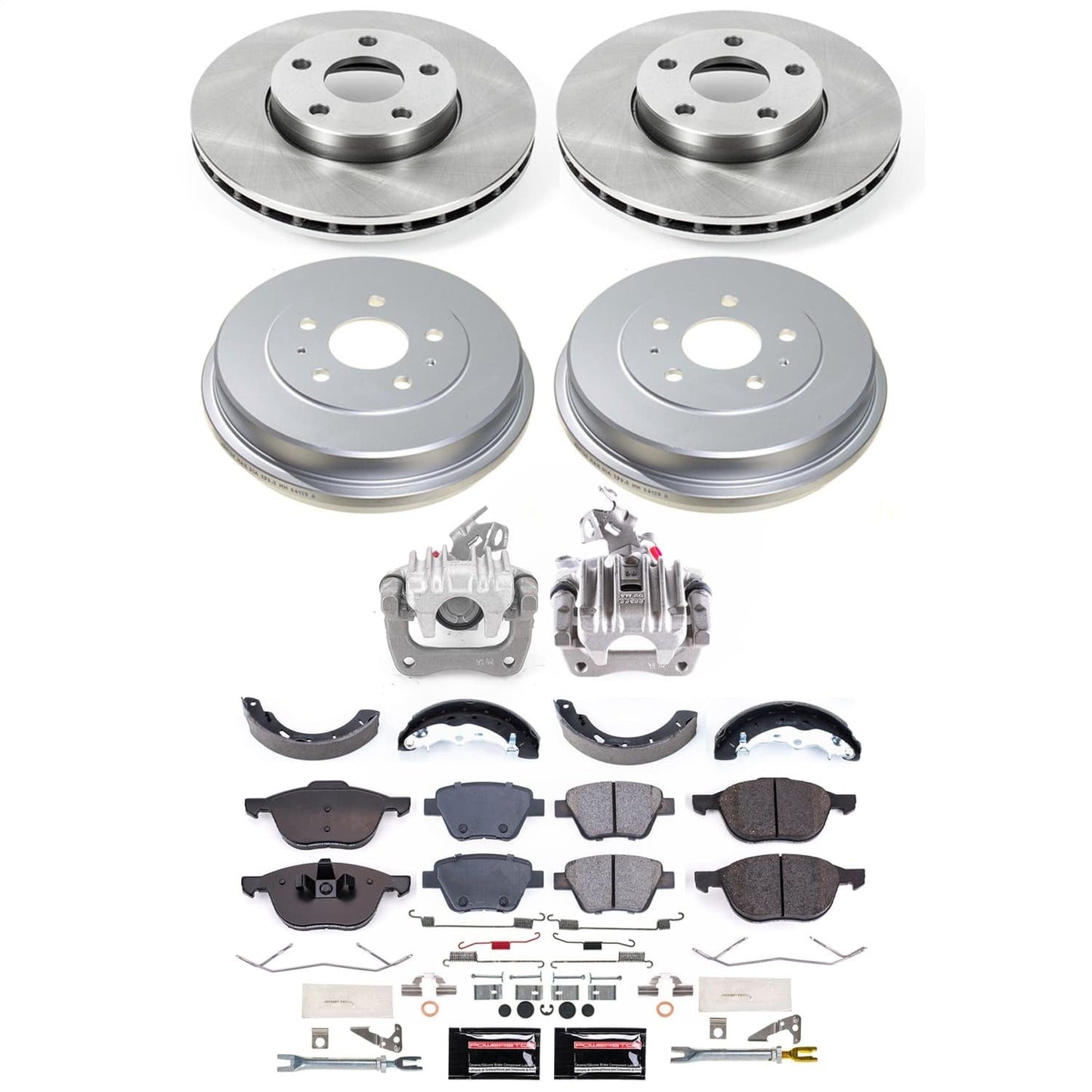 PowerStop 12-18 Ford Focus Front and Rear Autospecialty Brake Kit (KOE15485DK)