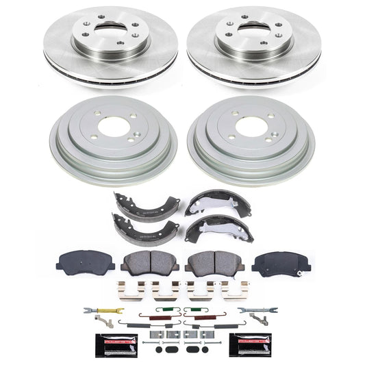 PowerStop 13-17 Hyundai Accent Front and Rear Autospecialty Brake Kit (KOE15494DK)