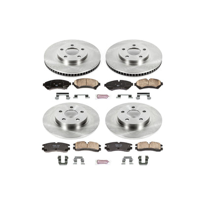 PowerStop 98-02 Cadillac Seville Front & Rear Autospecialty Brake Kit (KOE1550)