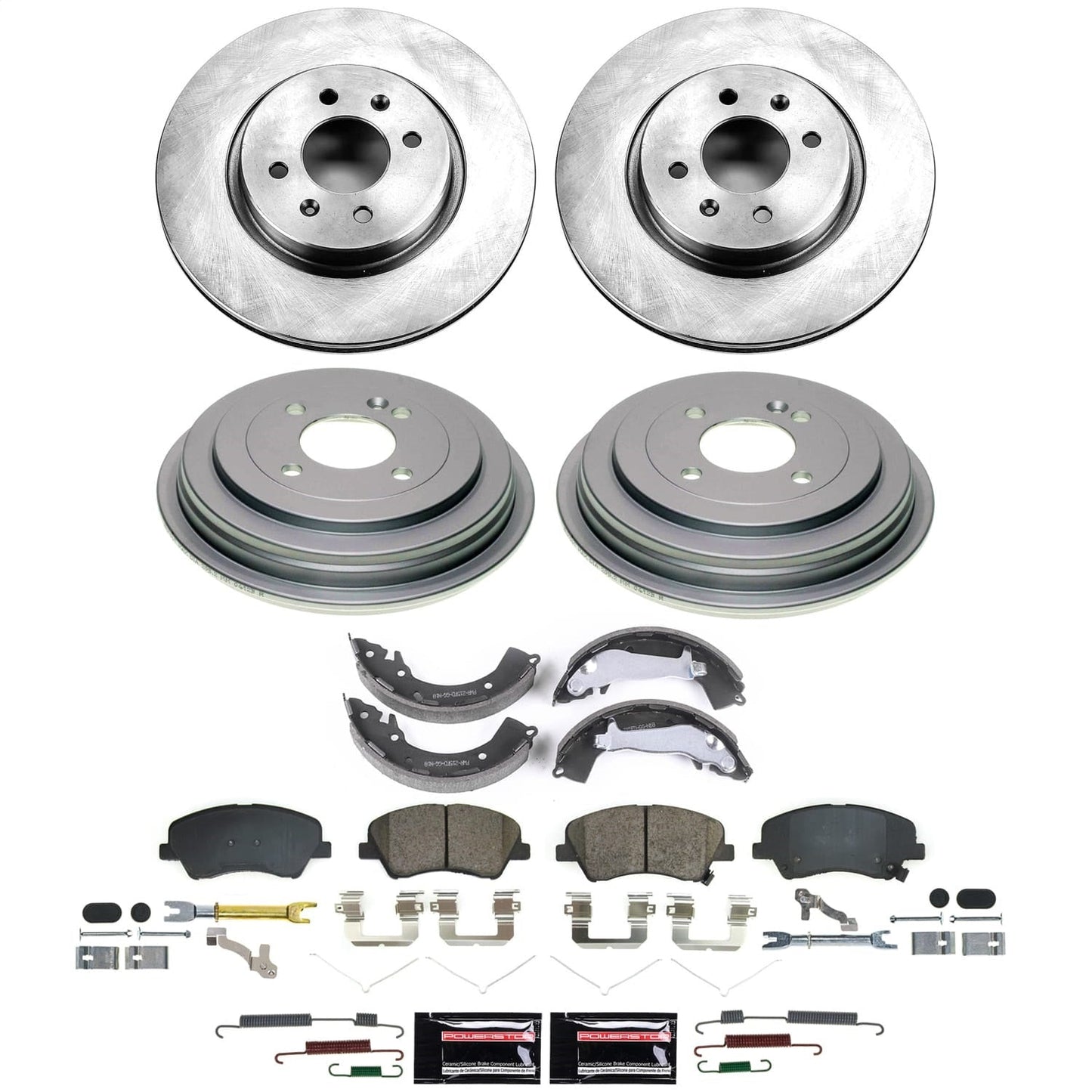 PowerStop 18-22 Hyundai Accent Front and Rear Autospecialty Brake Kit (KOE15502DK)