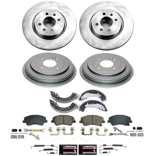 PowerStop 18-22 Hyundai Accent Front and Rear Autospecialty Brake Kit (KOE15502DK)