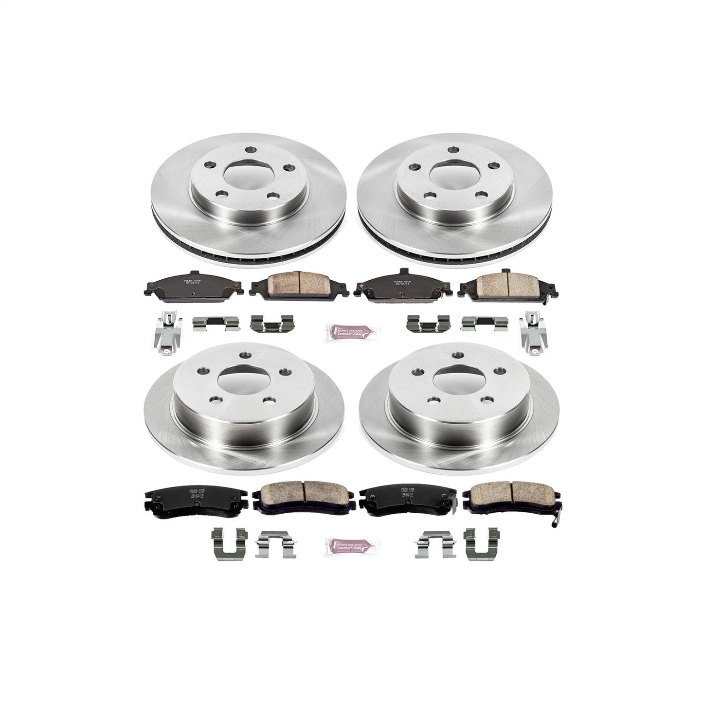 PowerStop 99-04 Oldsmobile Alero Front & Rear Autospecialty Brake Kit (KOE1552)