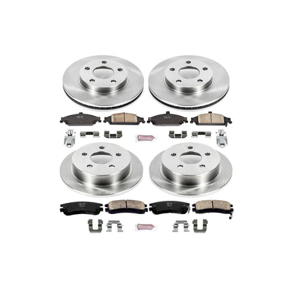 PowerStop 99-04 Oldsmobile Alero Front & Rear Autospecialty Brake Kit (KOE1552)
