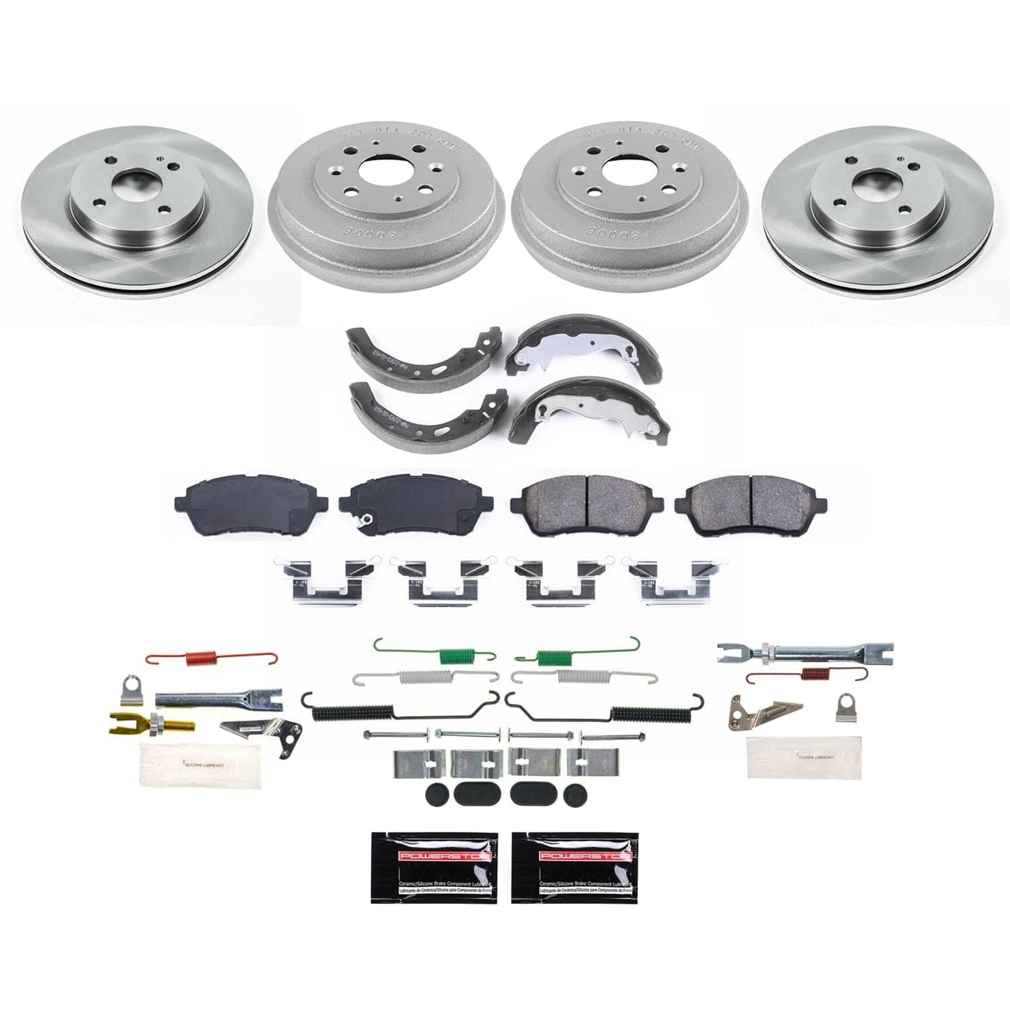 PowerStop 11-14 Mazda 2 Front and Rear Autospecialty Brake Kit (KOE15529DK)