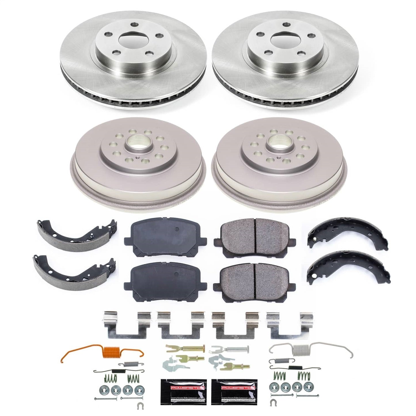 PowerStop 03-06 Pontiac Vibe Front and Rear Autospecialty Brake Kit (KOE15536DK)