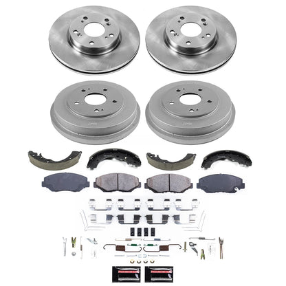 PowerStop 13-14 Honda Fit Front and Rear Autospecialty Brake Kit (KOE15541DK)