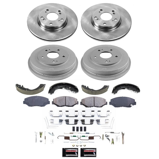 PowerStop 13-14 Honda Fit Front and Rear Autospecialty Brake Kit (KOE15541DK)