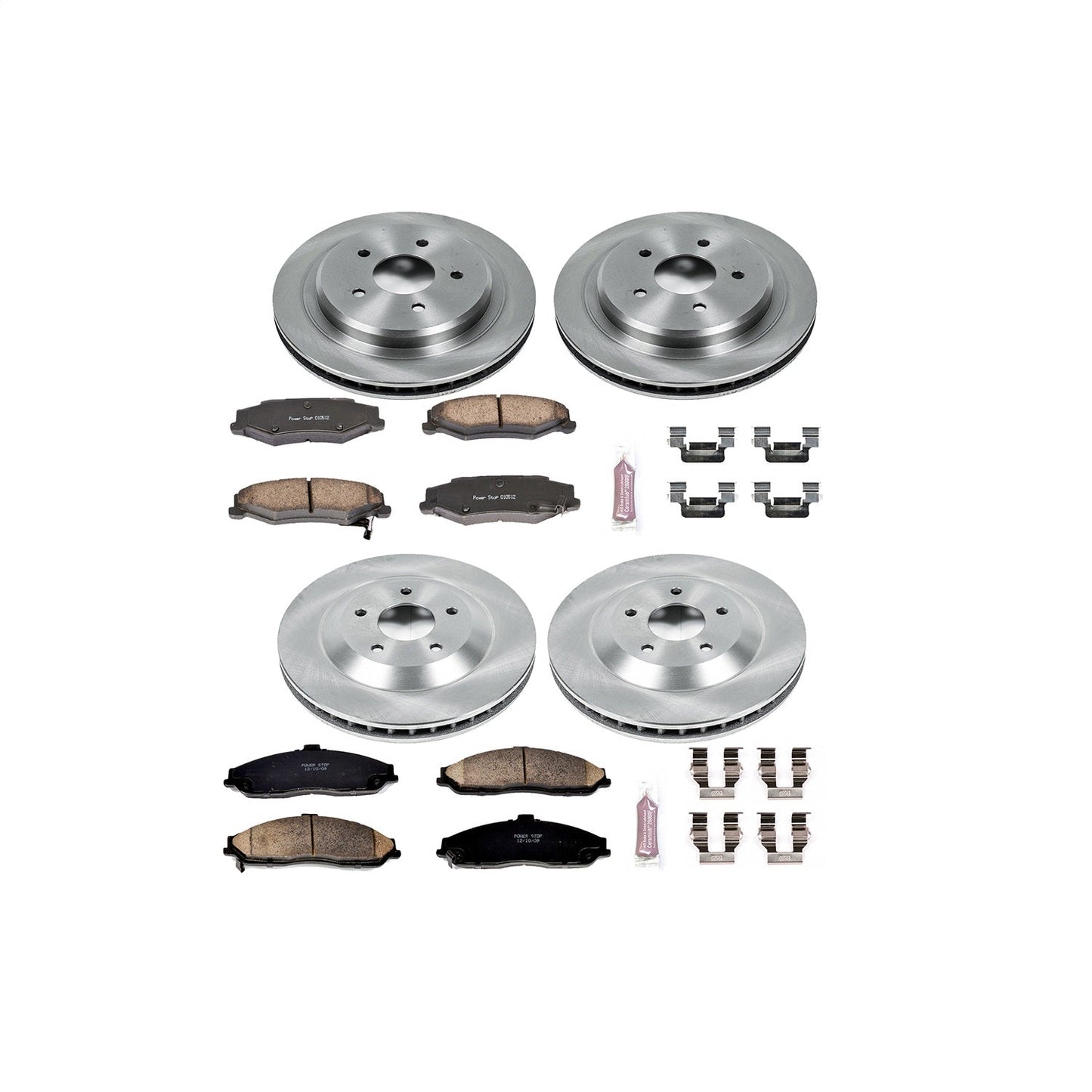 PowerStop 2004 Cadillac XLR Front & Rear Autospecialty Brake Kit (KOE1560)