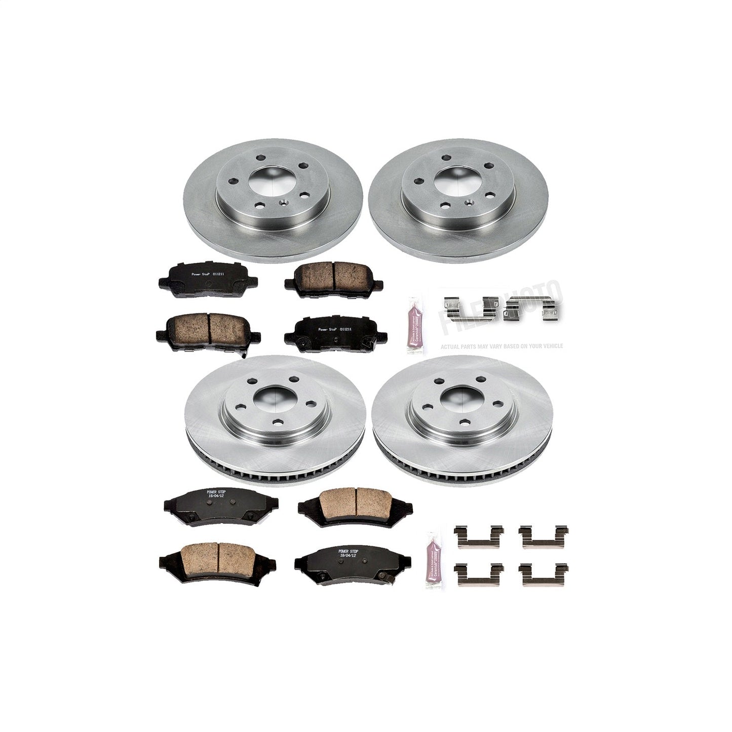 PowerStop 2004 Pontiac Grand Prix Front & Rear Autospecialty Brake Kit (KOE1587)