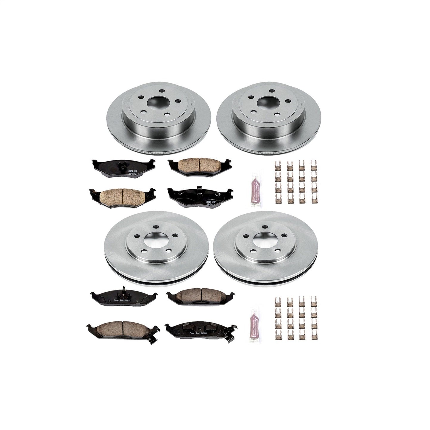PowerStop 96-00 Plymouth Breeze Front & Rear Autospecialty Brake Kit (KOE1677)