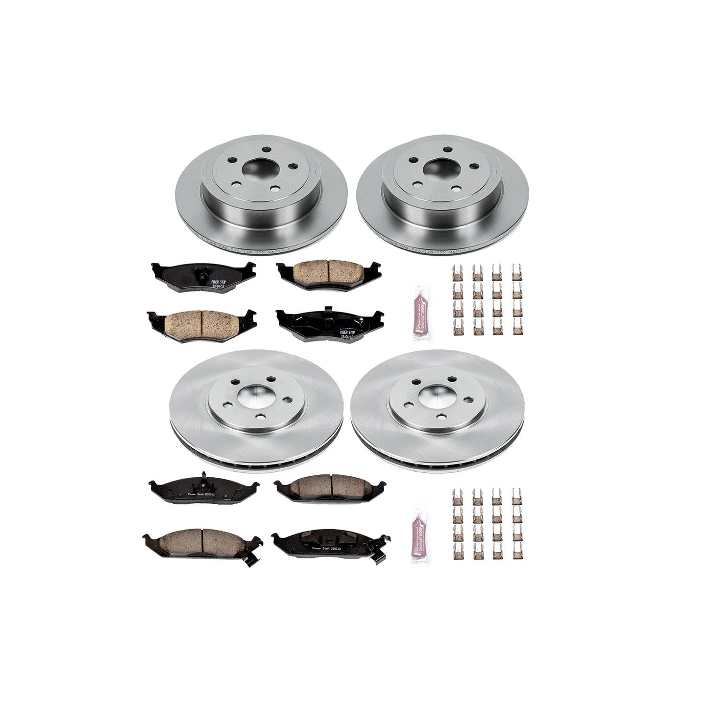 PowerStop 96-00 Plymouth Breeze Front & Rear Autospecialty Brake Kit (KOE1680)