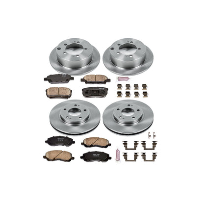 PowerStop 04-06 Mitsubishi Lancer Front & Rear Autospecialty Brake Kit (KOE1682)
