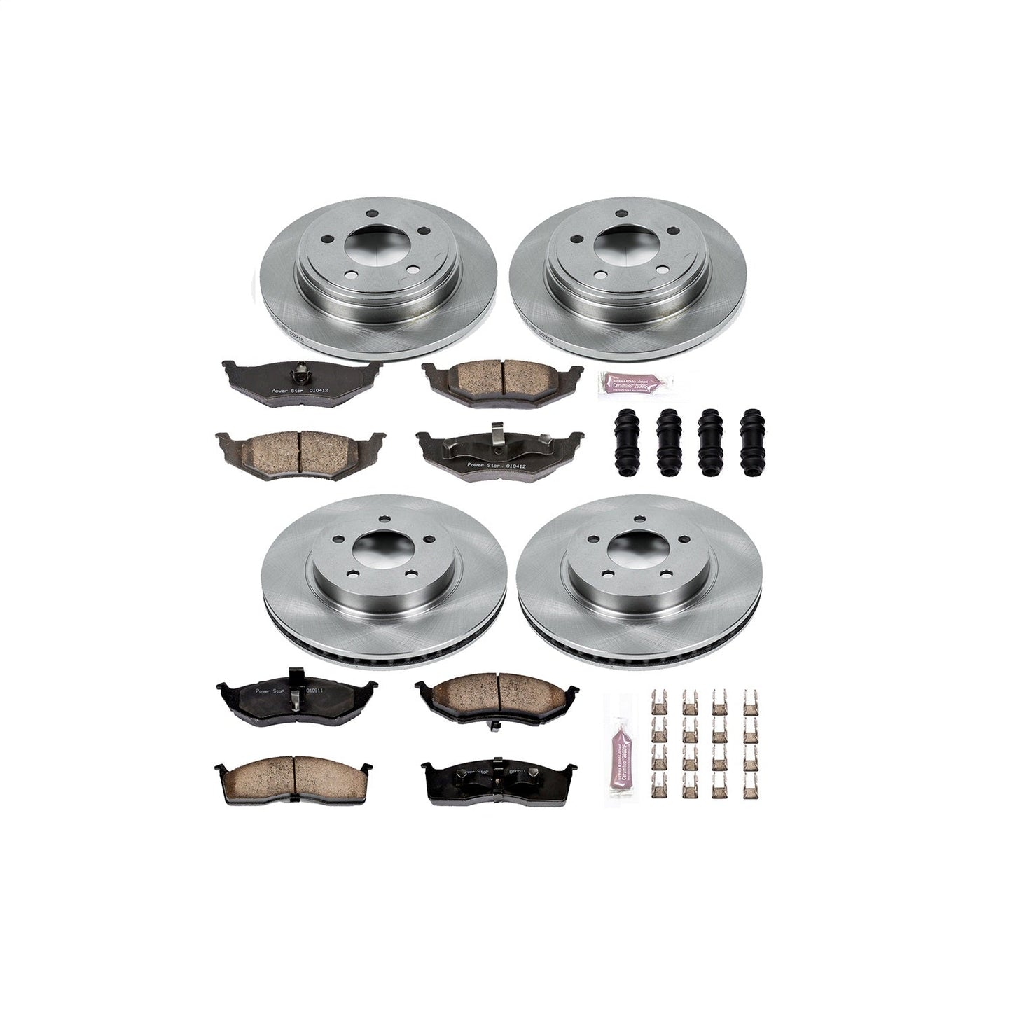 PowerStop 99-04 Chrysler 300M Front & Rear Autospecialty Brake Kit (KOE1693)
