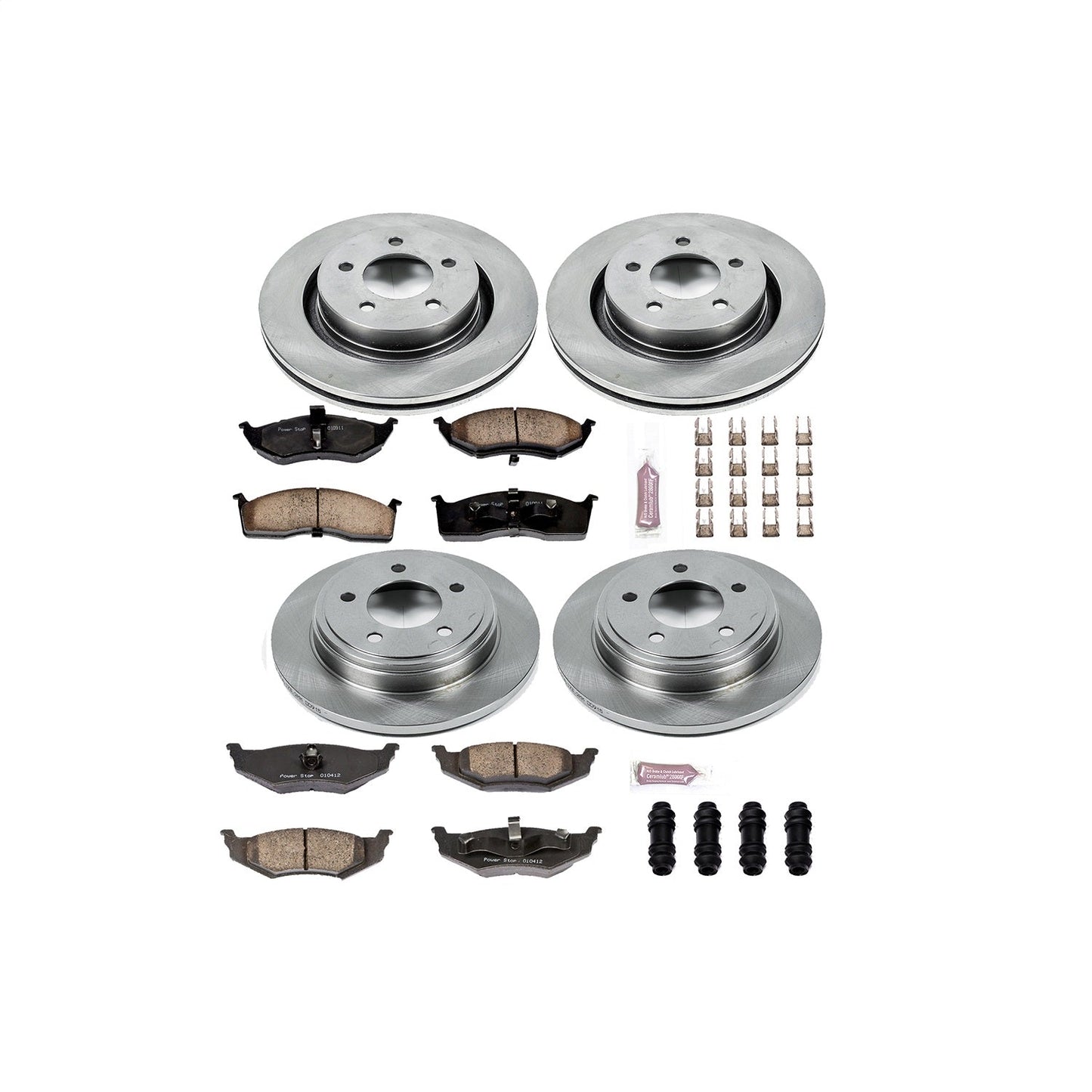 PowerStop 99-02 Chrysler 300M Front & Rear Autospecialty Brake Kit (KOE1701)