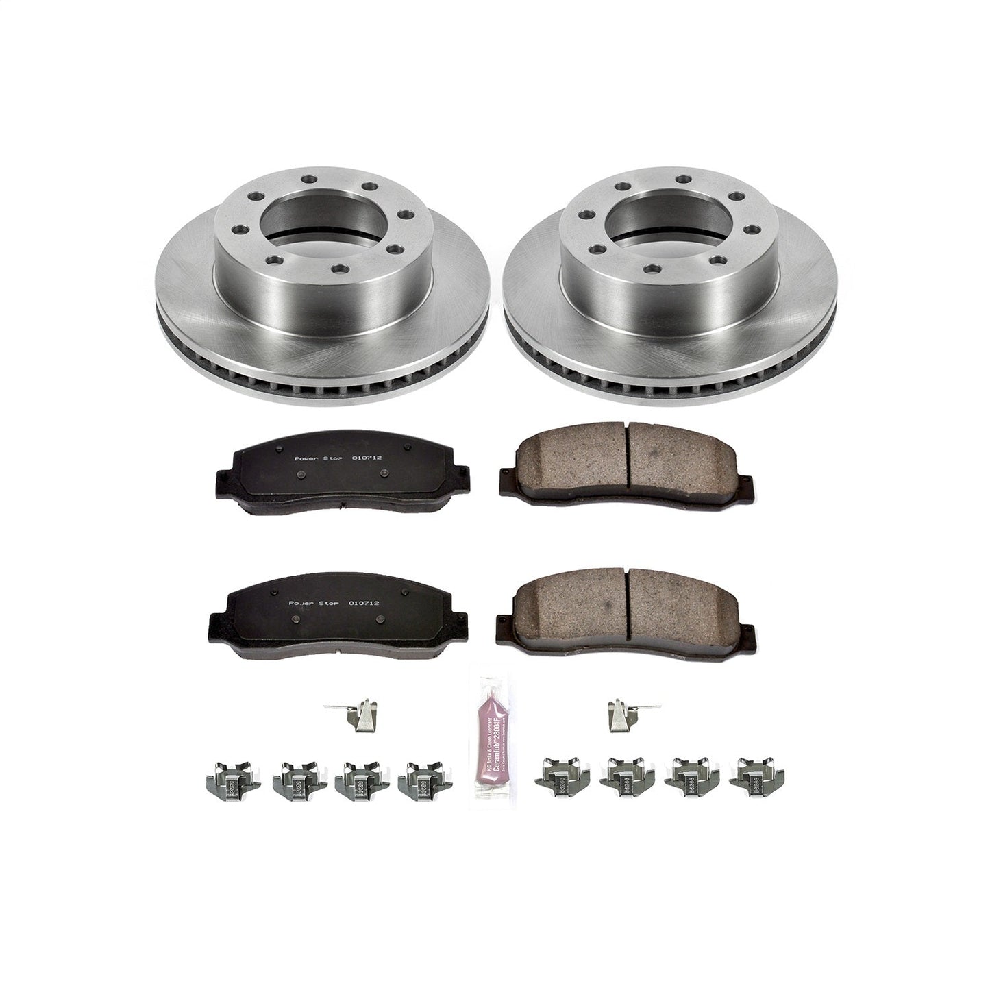 PowerStop 10-12 Ford F-450 Super Duty Front Autospecialty Brake Kit (KOE1781)