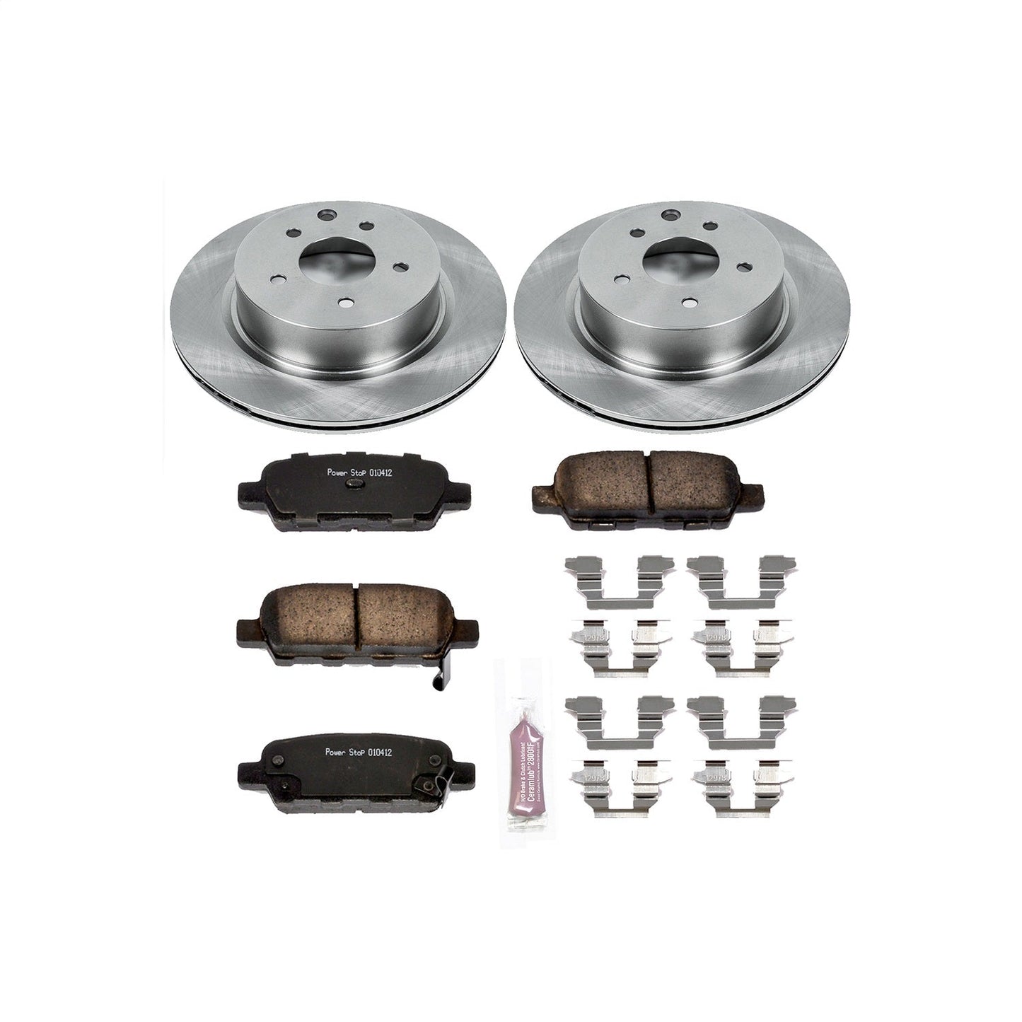 PowerStop 08-12 Infiniti EX35 Rear Autospecialty Brake Kit (KOE179)