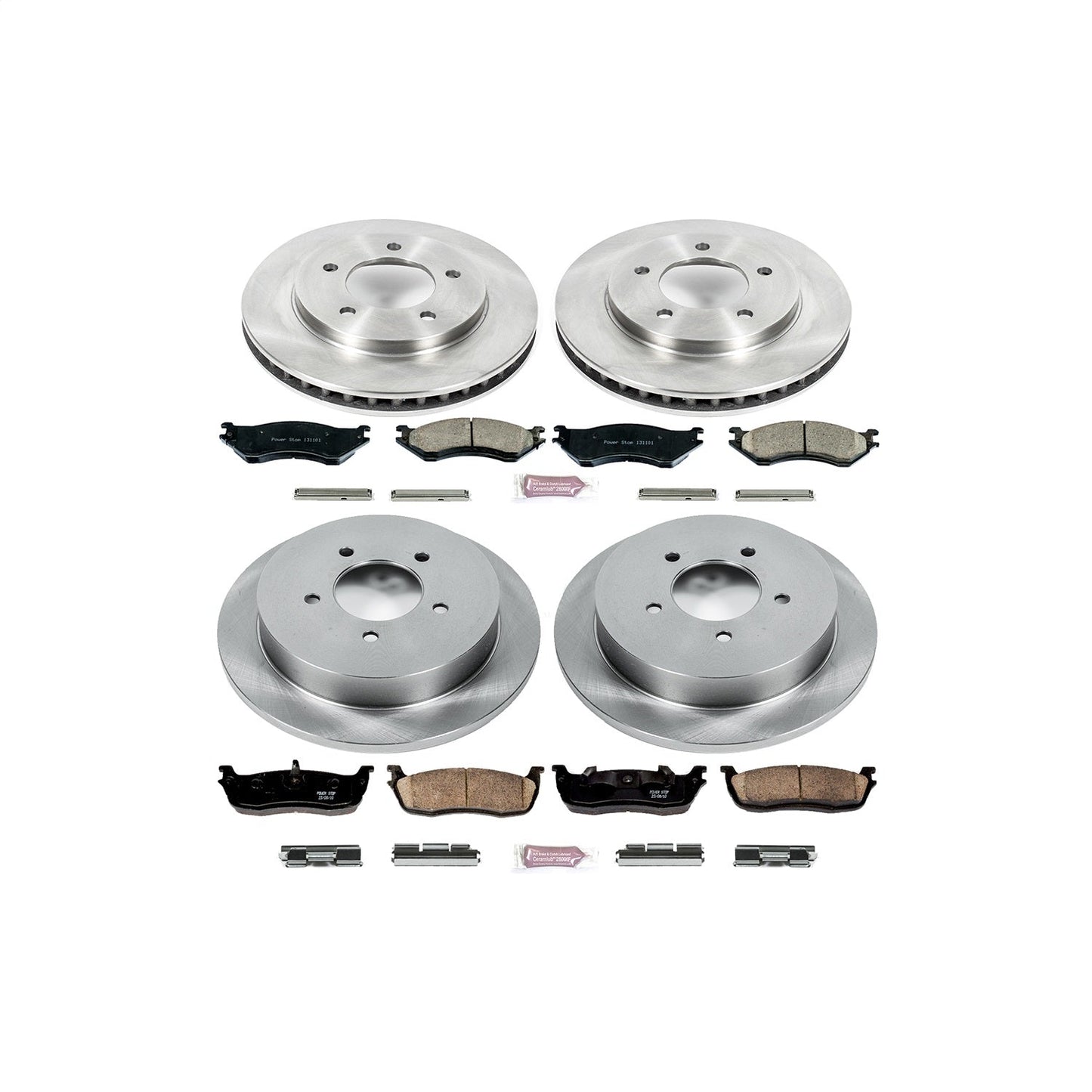 PowerStop 97-00 Ford Expedition Front & Rear Autospecialty Brake Kit (KOE1870)
