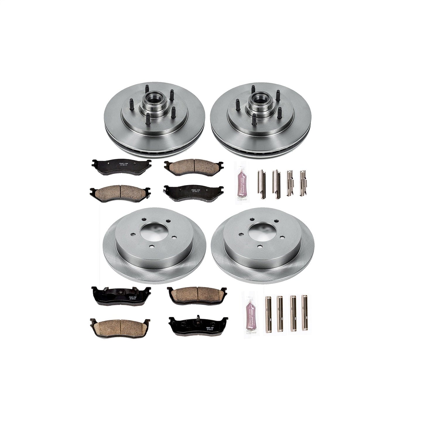 PowerStop 97-00 Ford Expedition Front & Rear Autospecialty Brake Kit (KOE1880)