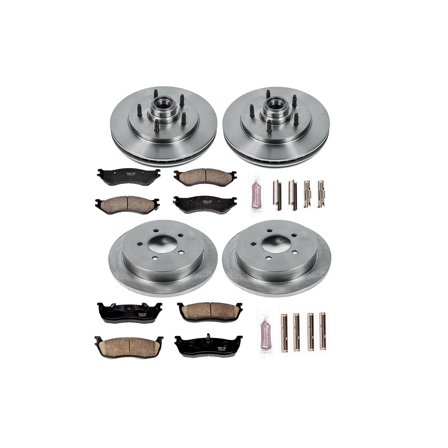 PowerStop 99-00 Ford F-150 Front & Rear Autospecialty Brake Kit (KOE1881)