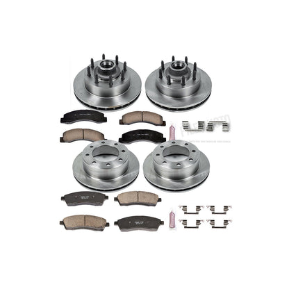 PowerStop 00-02 Ford Excursion Front & Rear Autospecialty Brake Kit (KOE1894)