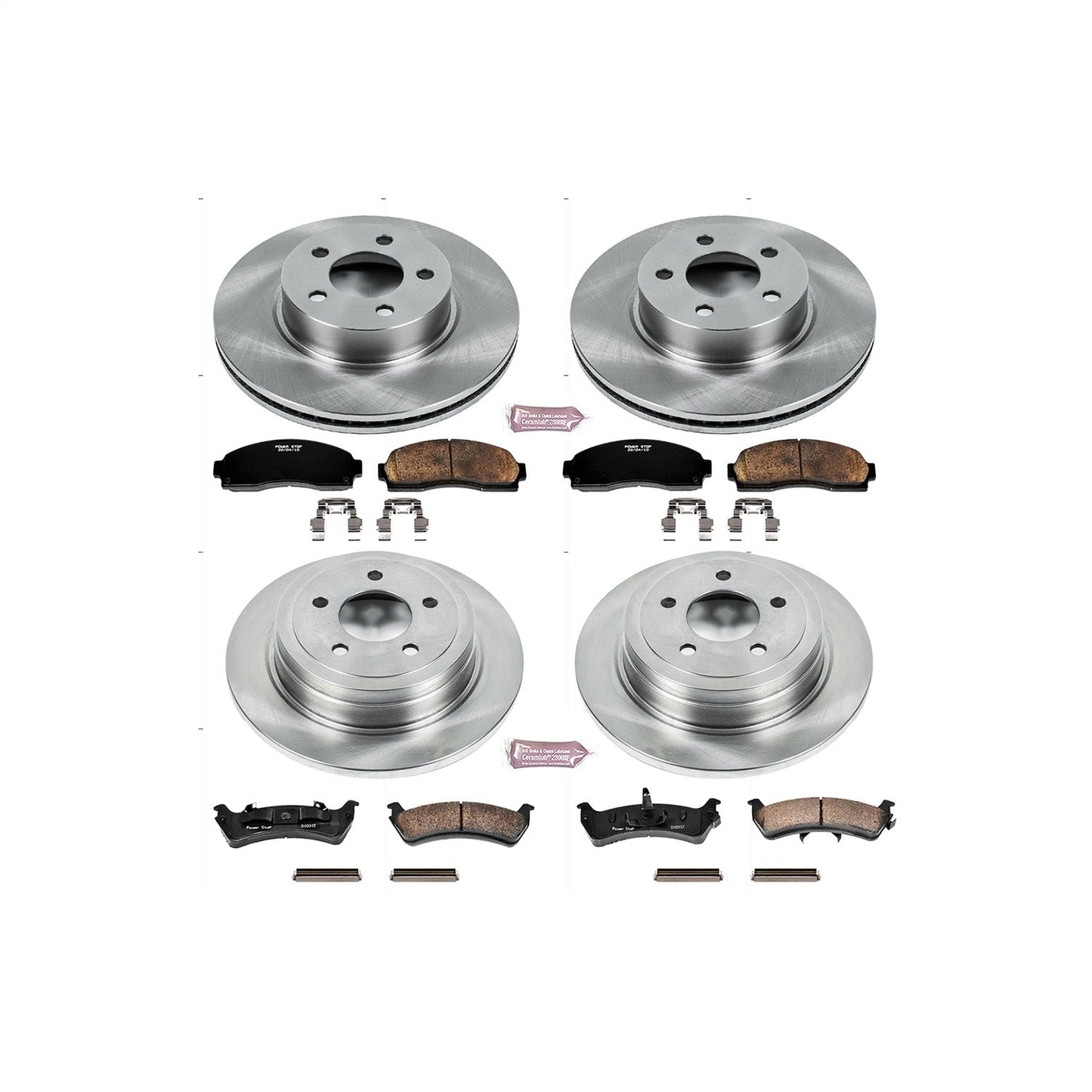 PowerStop 2003 Ford Explorer Sport Front & Rear Autospecialty Brake Kit (KOE1924)
