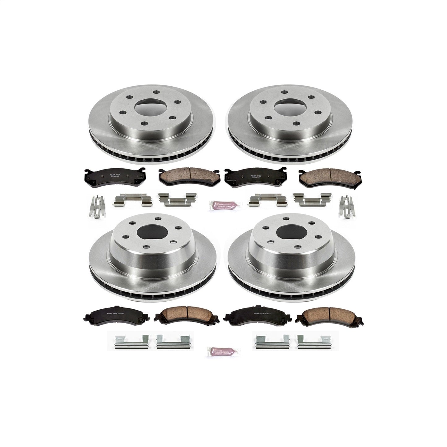 PowerStop 02-06 Cadillac Escalade Front & Rear Autospecialty Brake Kit (KOE2015)