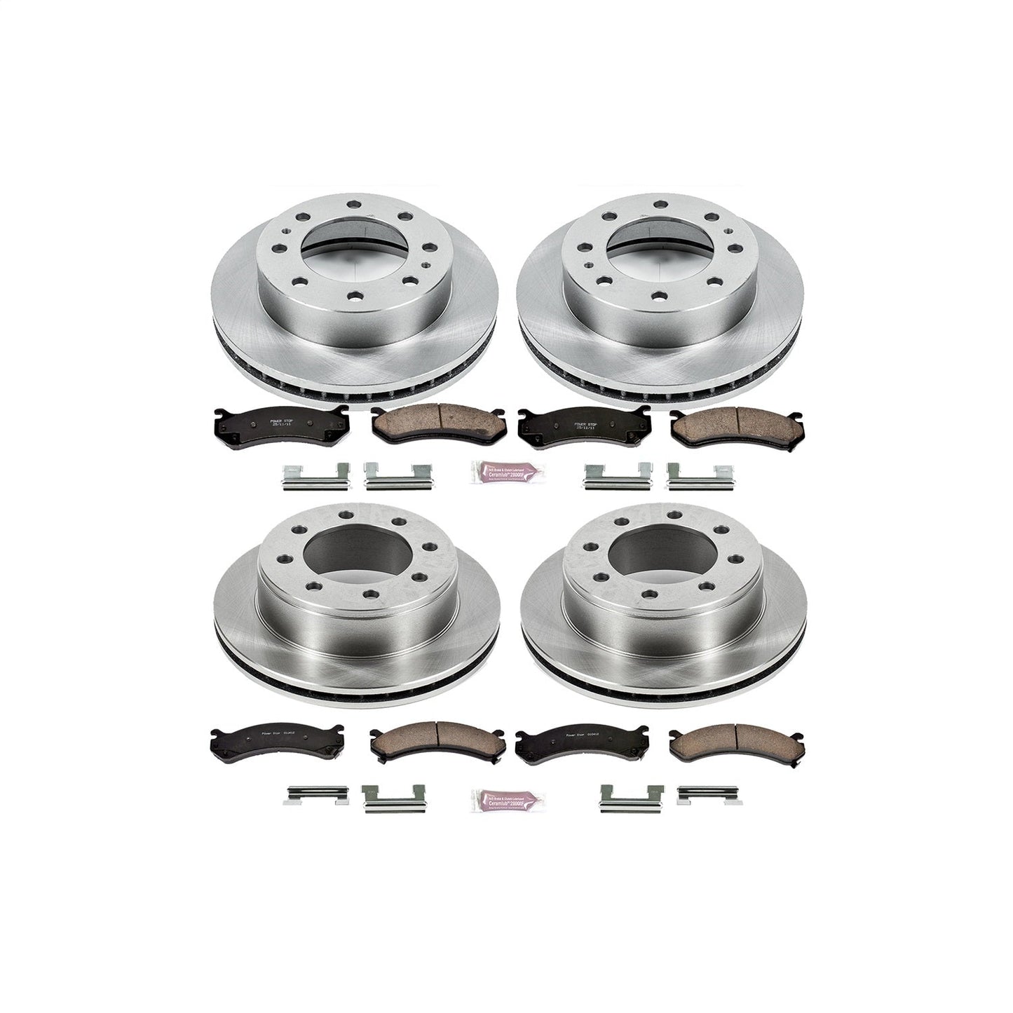 PowerStop 02-06 Chevrolet Avalanche 2500 Front & Rear Autospecialty Brake Kit (KOE2027)
