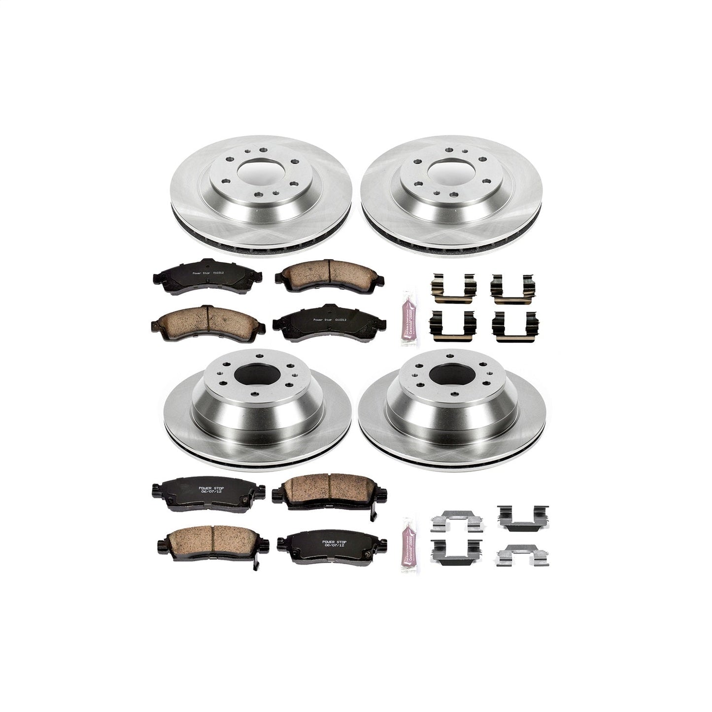 PowerStop 04-05 Buick Rainier Front & Rear Autospecialty Brake Kit (KOE2058)