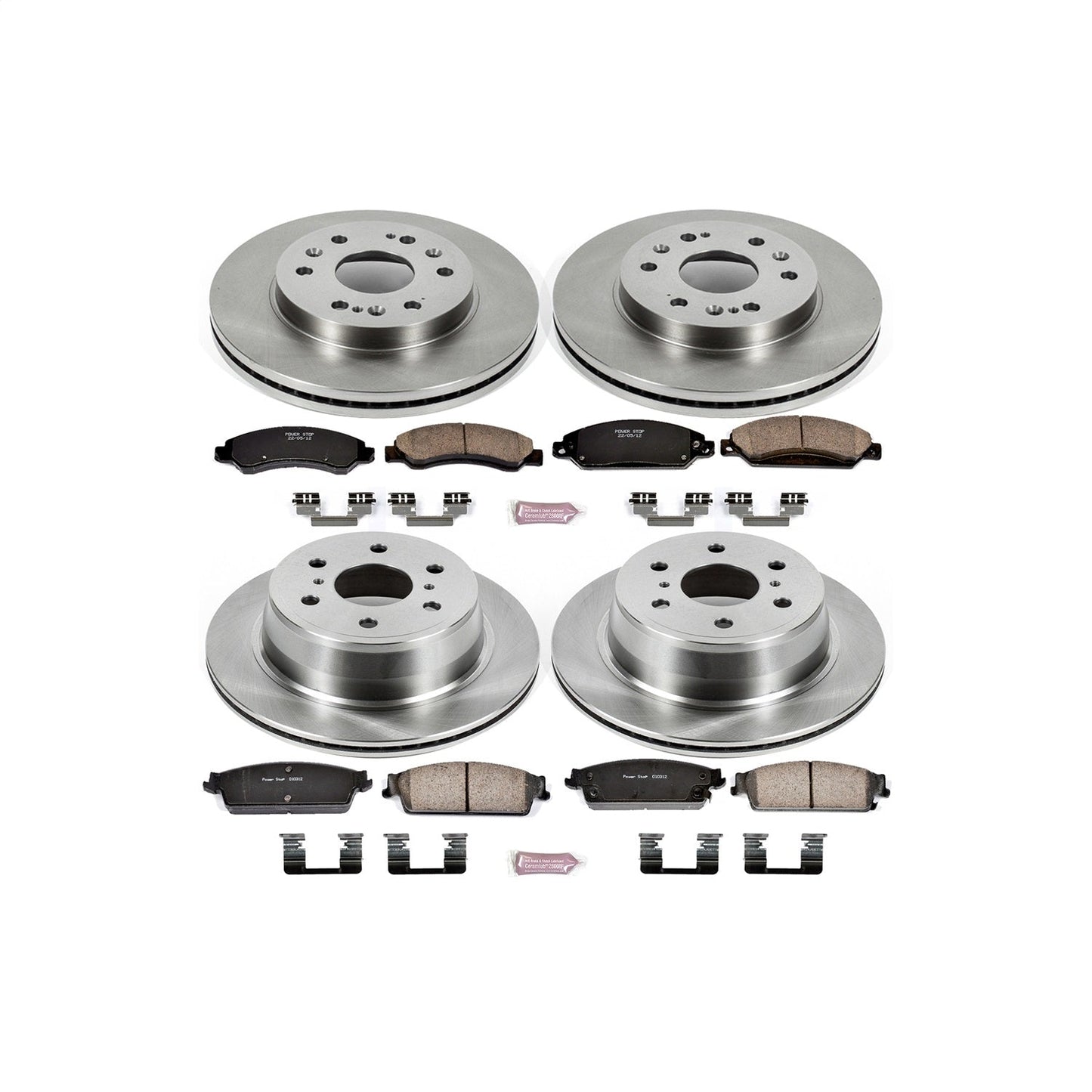 PowerStop 07-08 Cadillac Escalade Front & Rear Autospecialty Brake Kit (KOE2068)