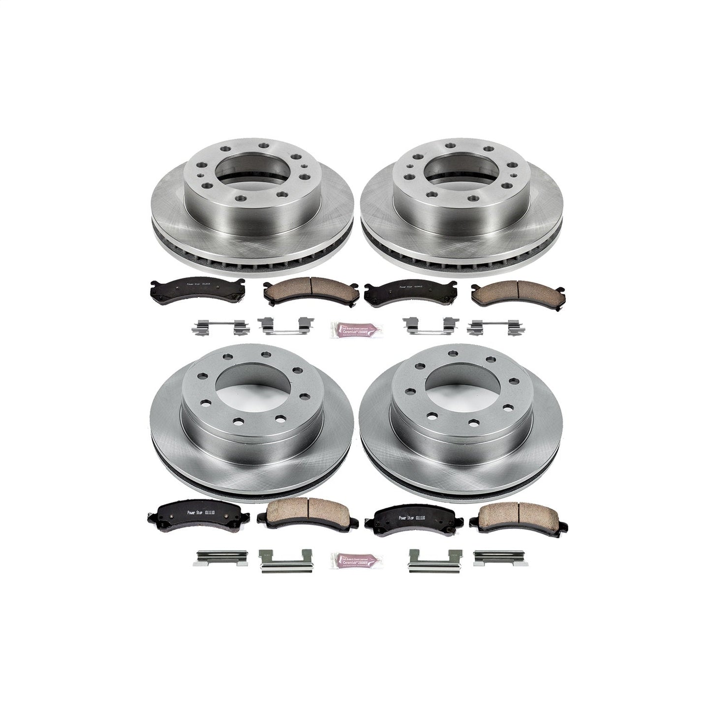 PowerStop 14-19 Chevrolet Express 3500 Front & Rear Autospecialty Brake Kit (KOE2072)