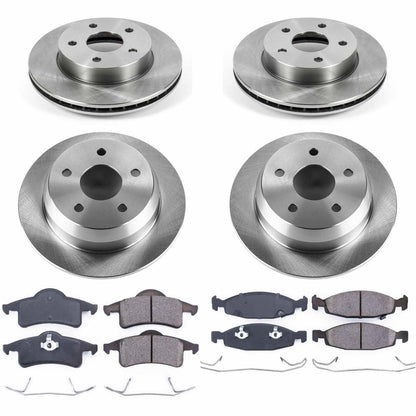 PowerStop 99-02 Jeep Grand Cherokee Front & Rear Autospecialty Brake Kit (KOE2148)