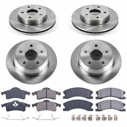 PowerStop 99-04 Jeep Grand Cherokee Front & Rear Autospecialty Brake Kit (KOE2150)
