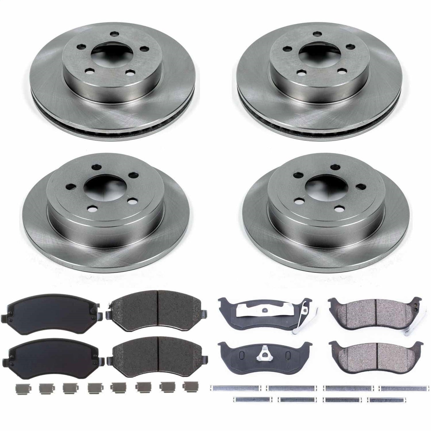 PowerStop 03-07 Jeep Liberty Front & Rear Autospecialty Brake Kit (KOE2162)