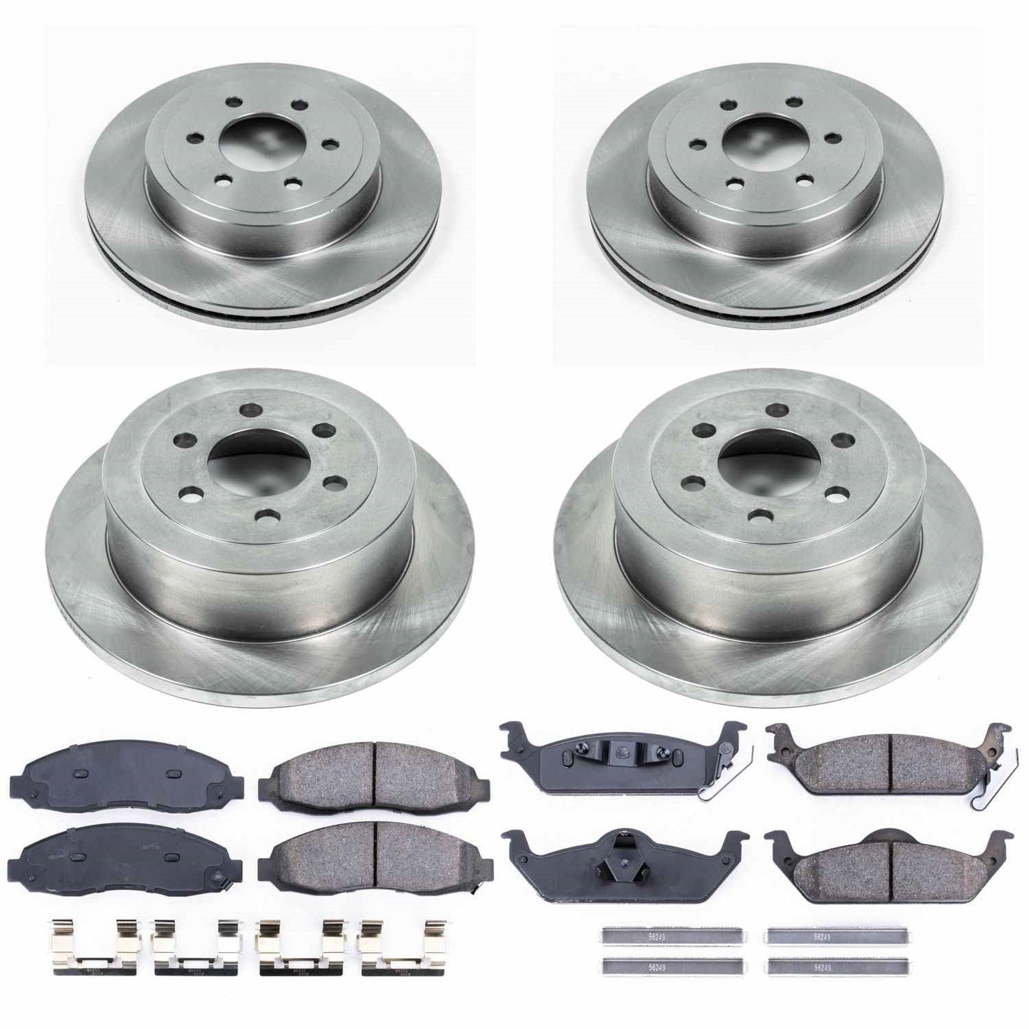 PowerStop 03-04 Dodge Dakota Front & Rear Autospecialty Brake Kit (KOE2188)